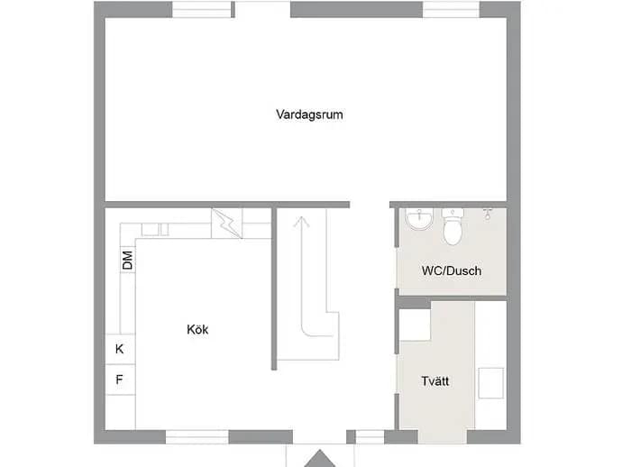 Floor plan for Holmgatan 1G