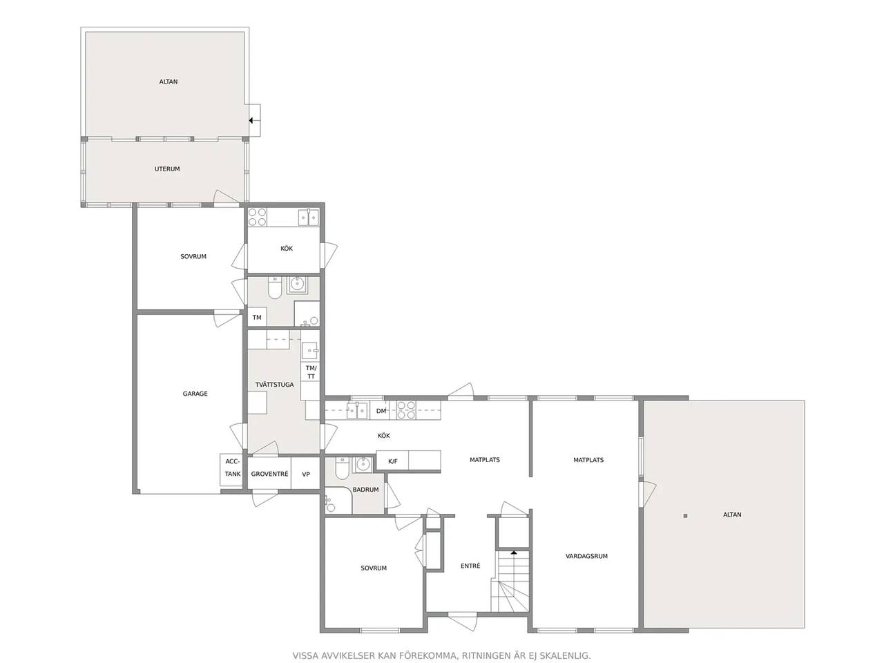 Floor plan for Rute Valleviksvägen 62