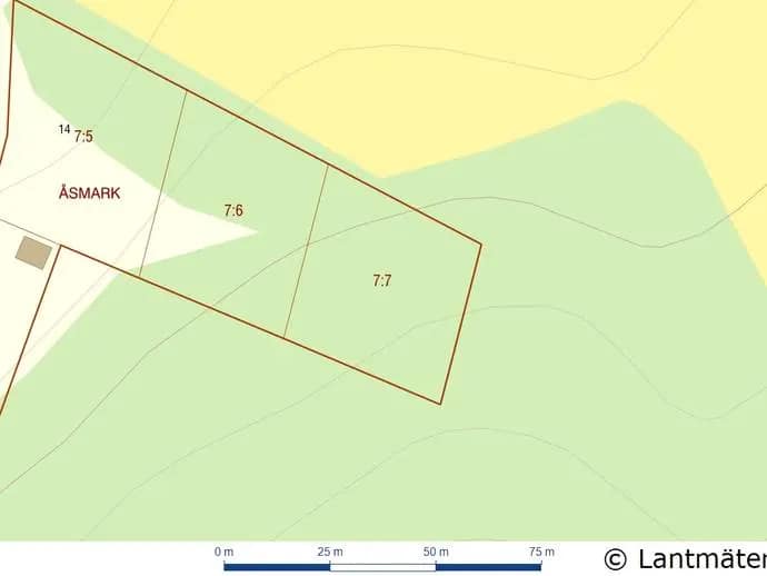 Floor plan for Åsmark 7:7