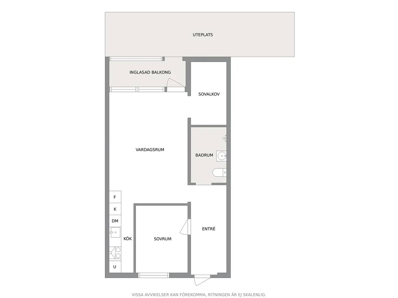 Floor plan for Södra Hunnetorpsvägen 108
