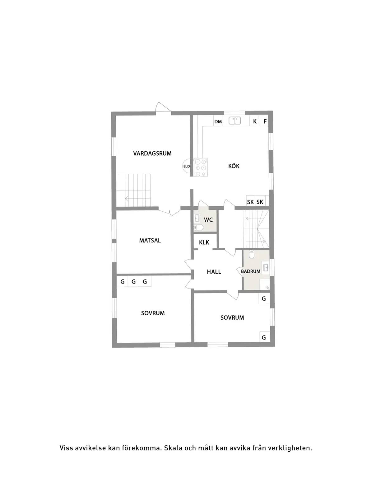 Planritning för Bråbogatan 14