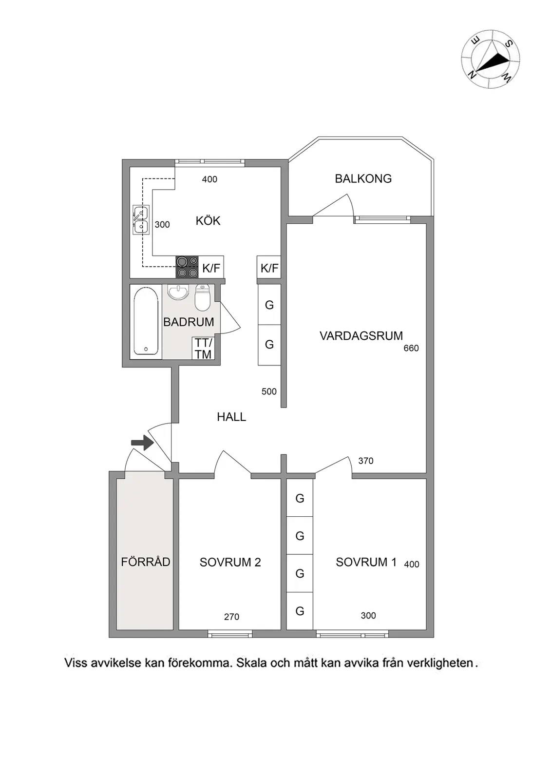 Floor plan for Vädurens gata 232