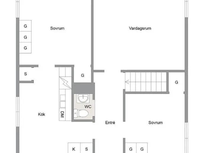 Floor plan for Östansjö 187
