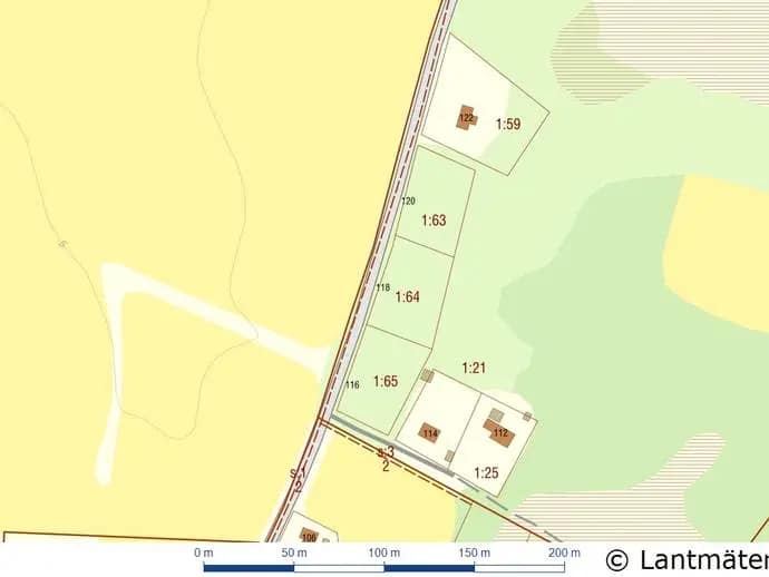 Planritning för Stensborg 116 & 120