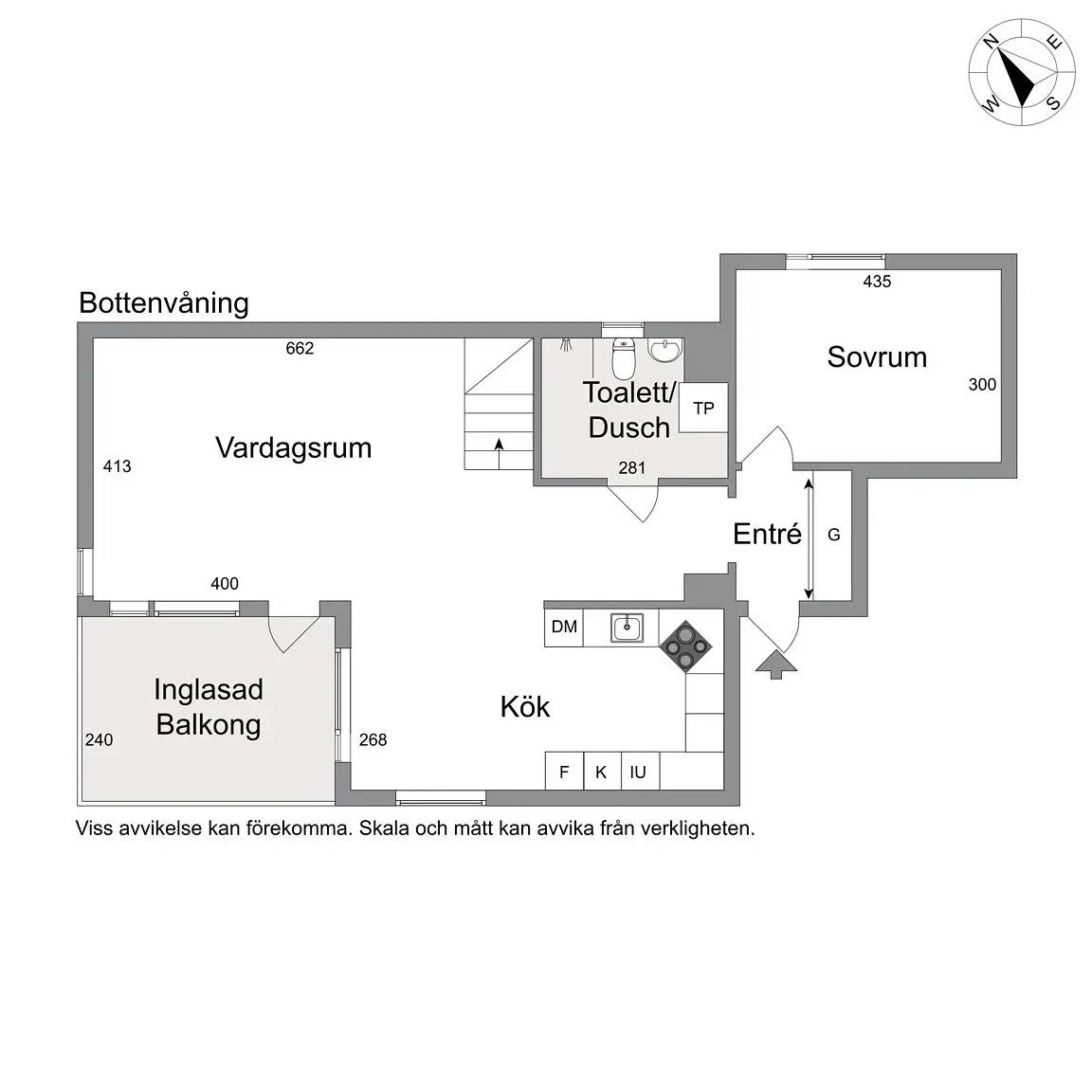 Planritning för Lodstigen 1