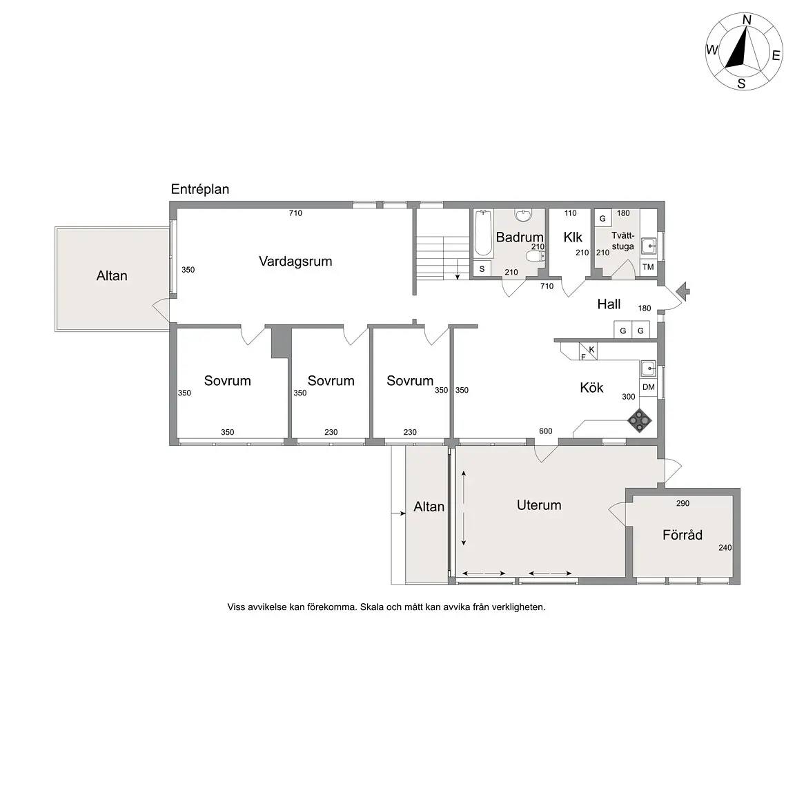 Floor plan for Krusenhofsvägen 166