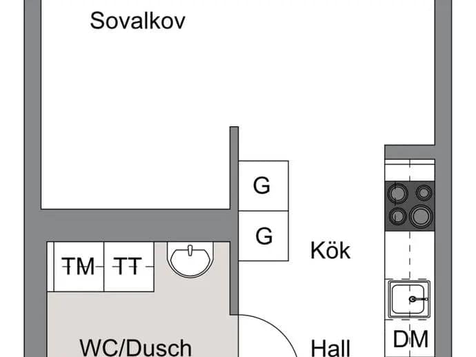 Floor plan for Anteliigatan 7E