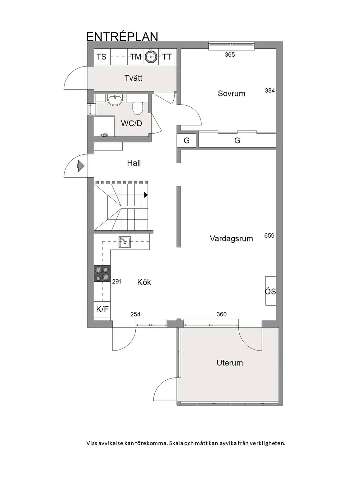 Floor plan for Ljungvägen 11