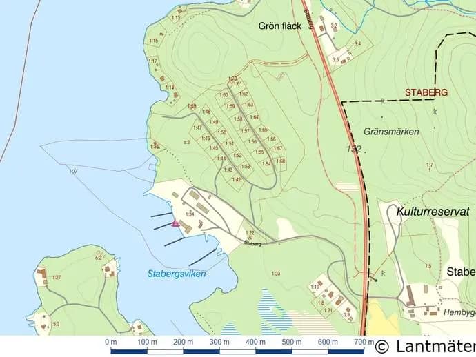 Planritning för Stabergsviken 1