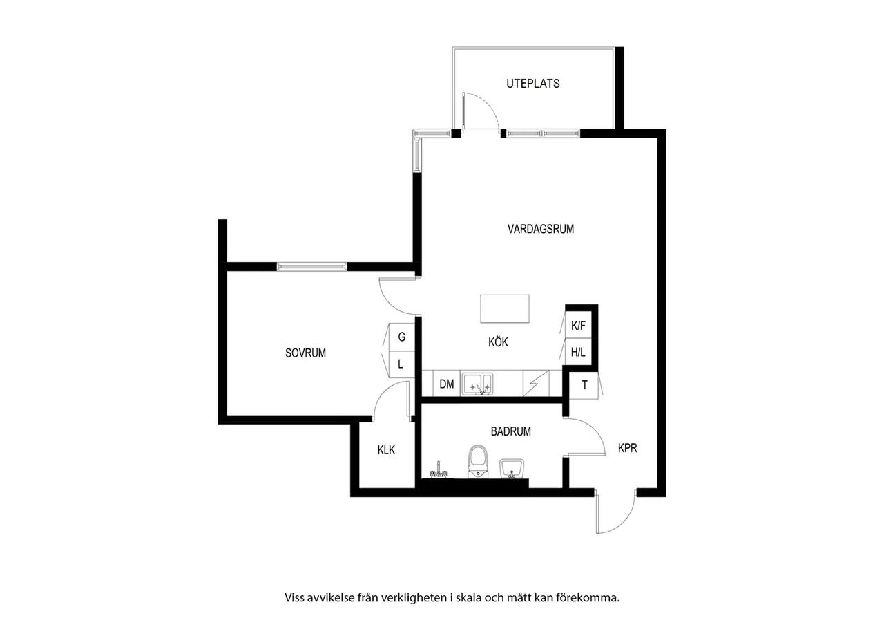 Floor plan for Norrskensbacken 1A
