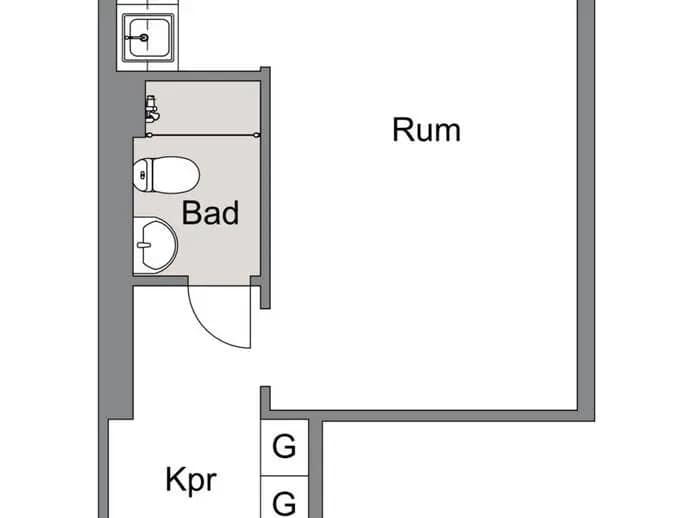 Floor plan for Arkitektgatan 8