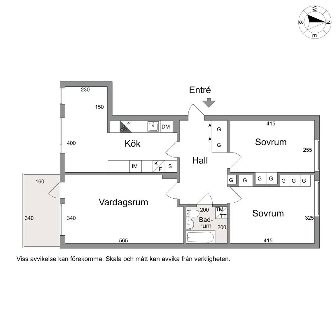 Floor plan for Lammholmsbacken 209