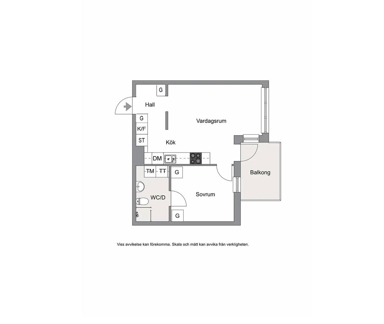 Floor plan for Fyrspannsgatan 183 (Våning 2)