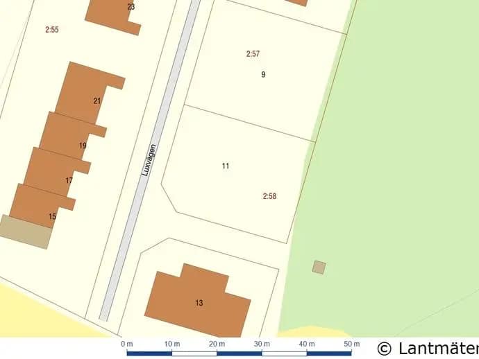 Planritning för Luxvägen 11