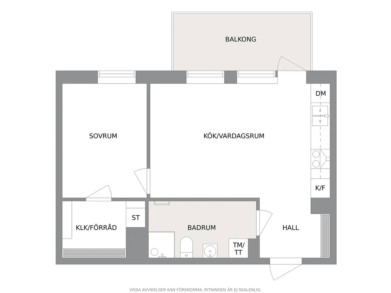 Planritning för Ekerödsgatan 32