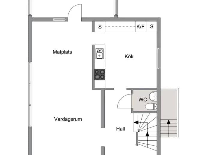 Planritning för Odengatan 1
