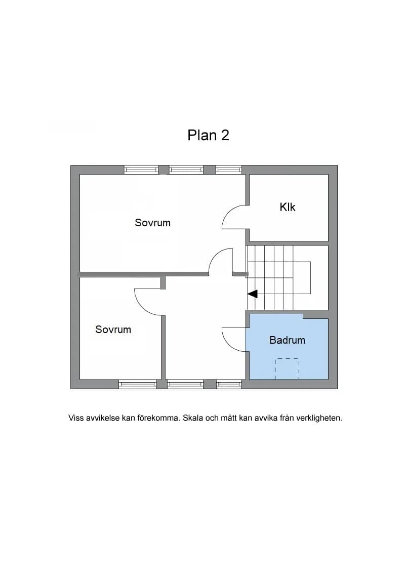 Floor plan for Kvarnhagsvägen 37