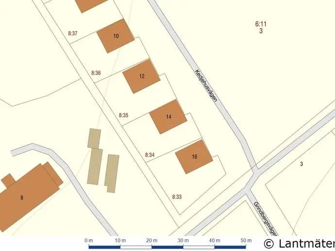 Floor plan for Kedjehusvägen 14