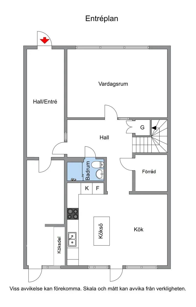 Floor plan for Stökhagsvägen 64