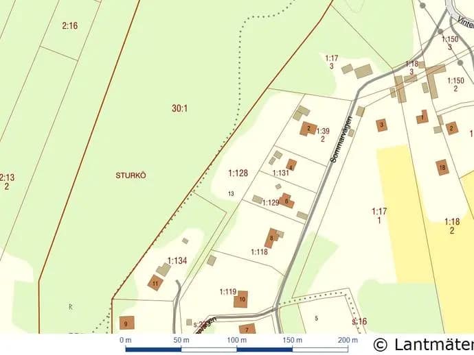 Floor plan for Sommarvägen 13