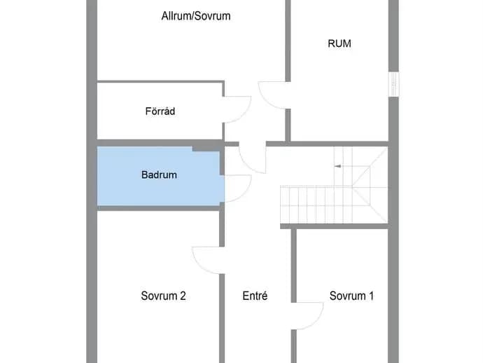 Planritning för Åldermannavägen 52