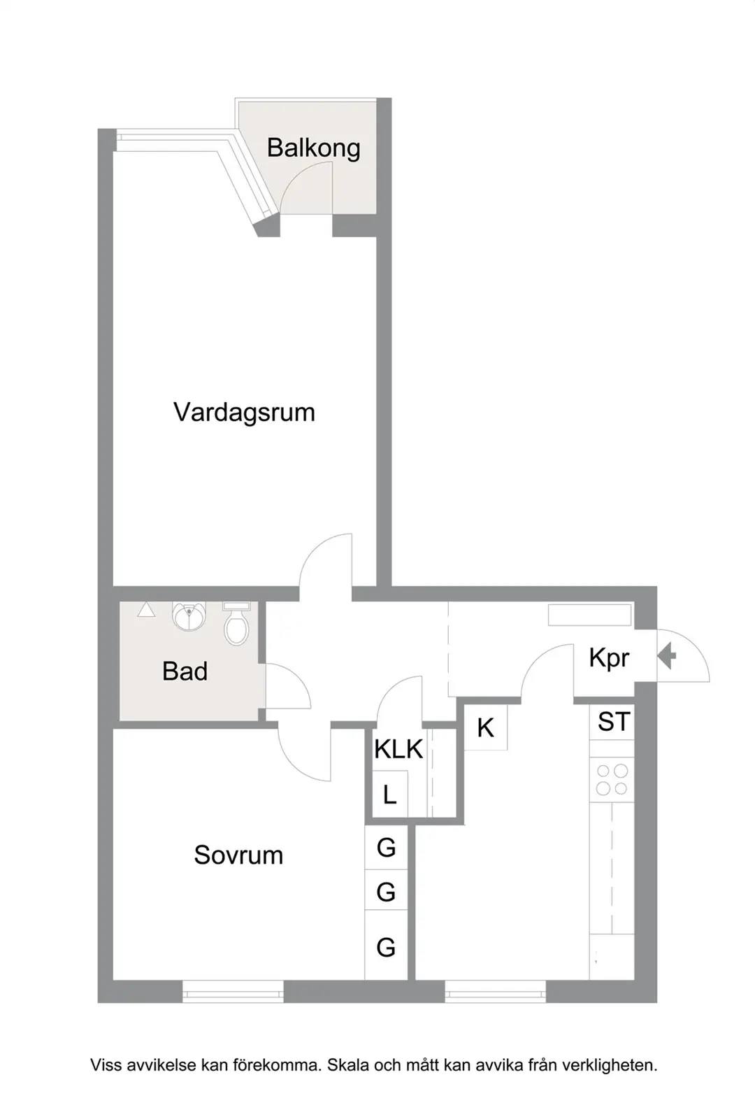 Floor plan for Jägersrovägen 16B