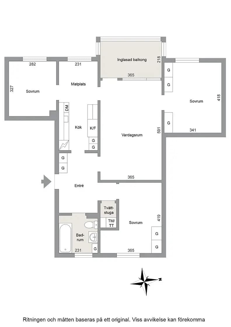 Floor plan for Solhagagatan 108