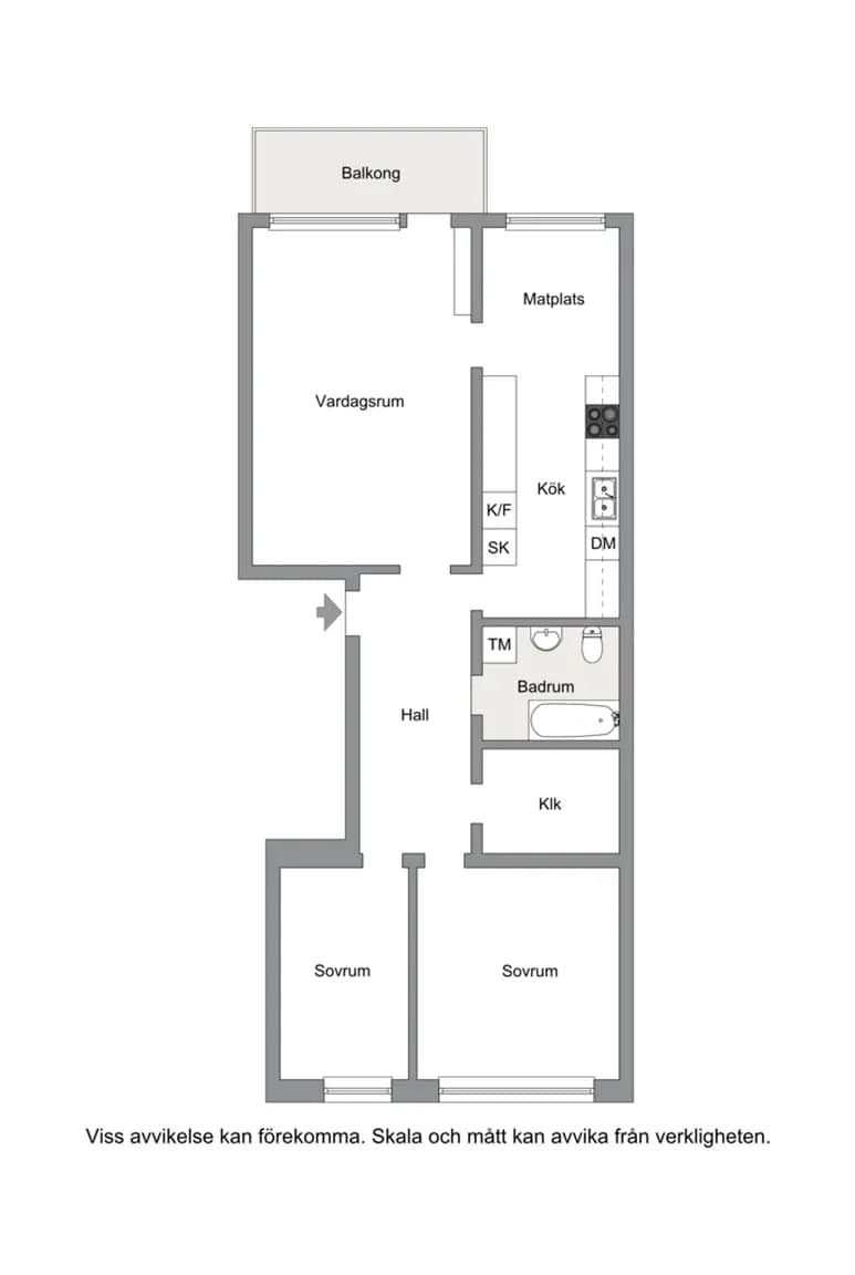 Floor plan for Stupvägen 77