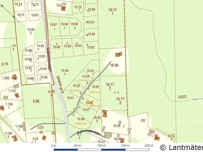 Floor plan for Långanabbsvägen
