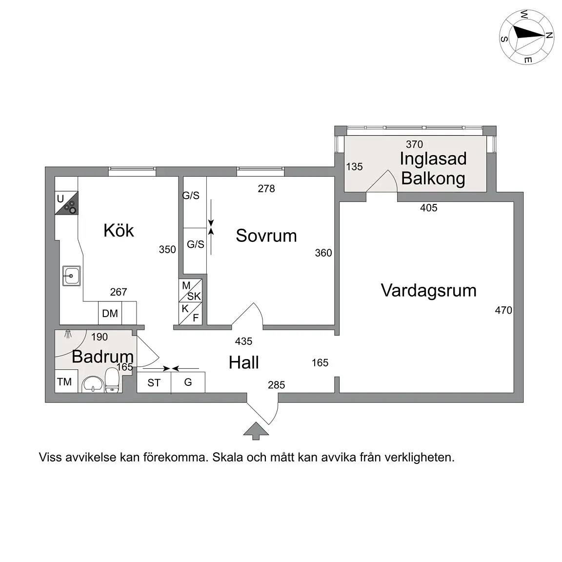 Planritning för Molnvädersgatan 20