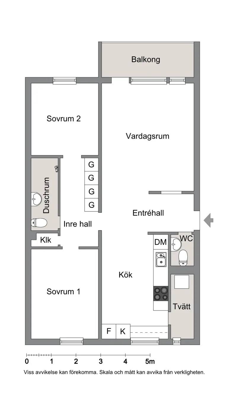 Planritning för Axvägen 79