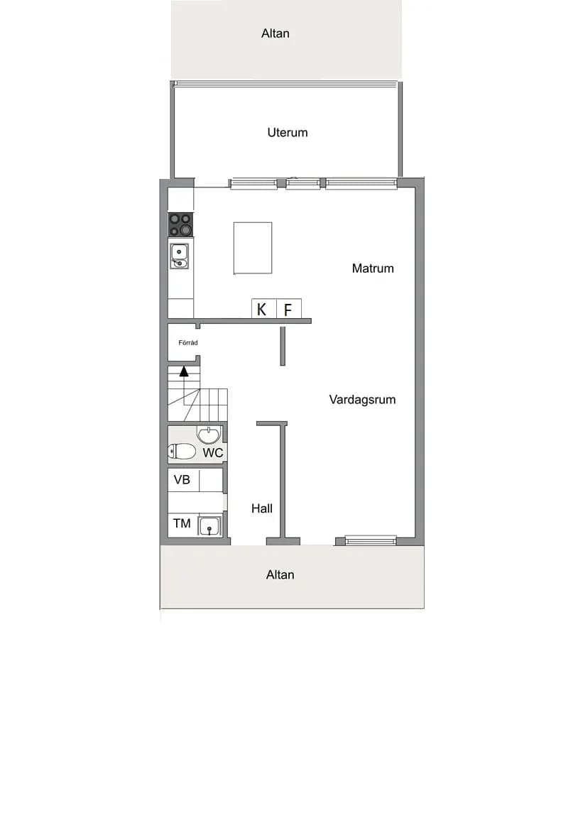 Planritning för Högbyvägen 46