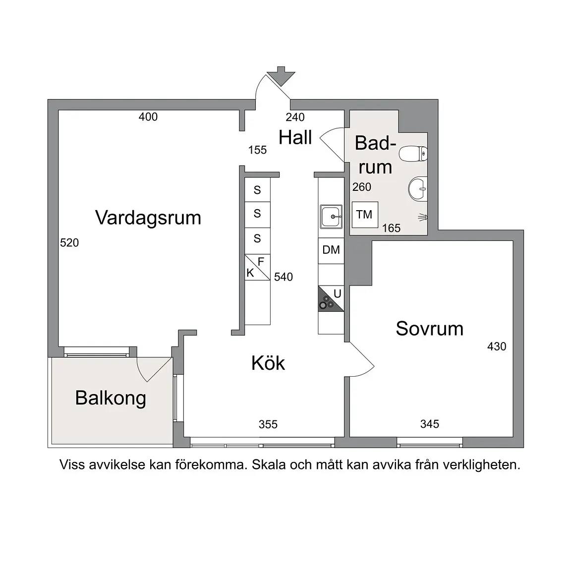 Floor plan for Heidenstams gata 13