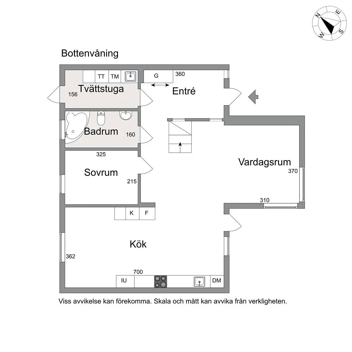 Planritning för Emil Hedelius gata 4