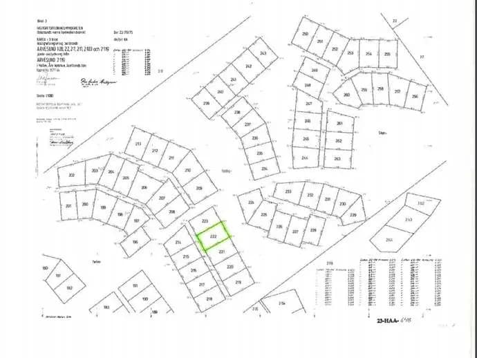 Floor plan for Tomt Mårdsundsbodarna, Arvesund 2:256