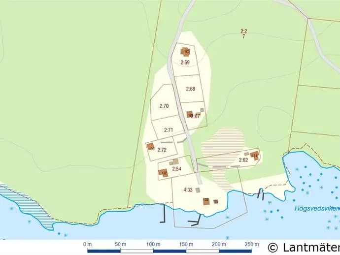 Planritning för Borkastrand