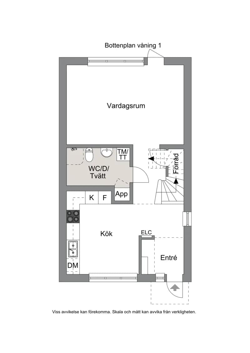 Floor plan for Adelas Väg 18A