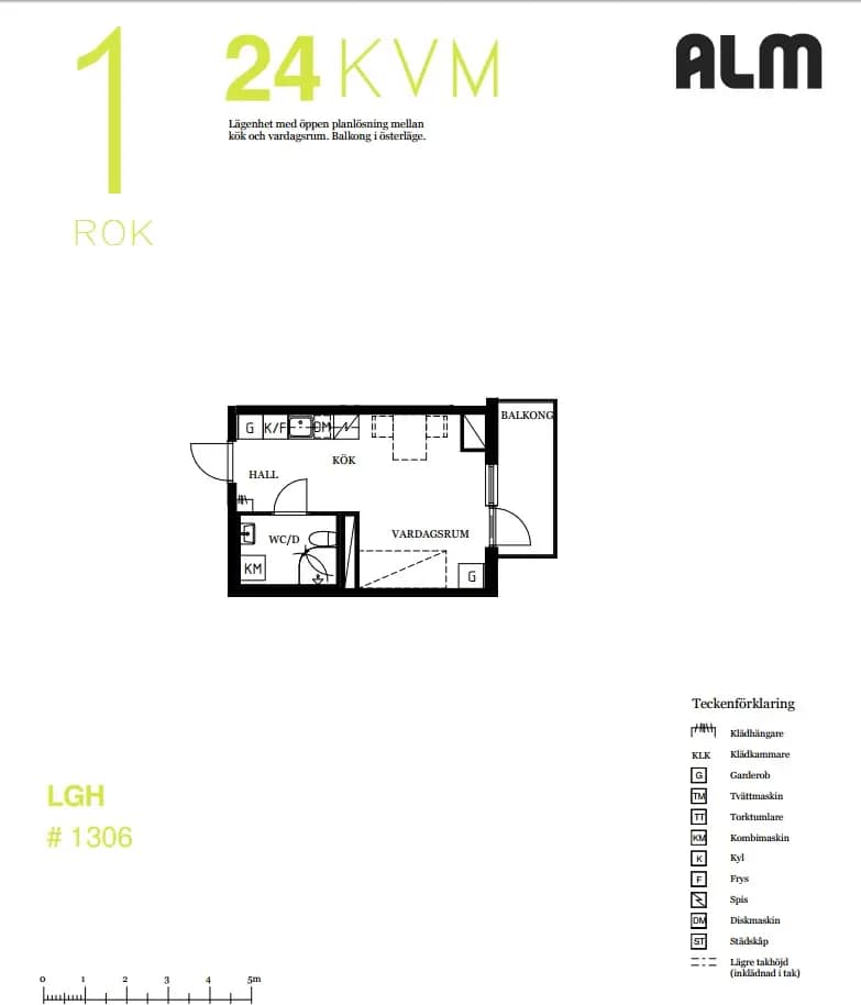 Floor plan for Almbygatan