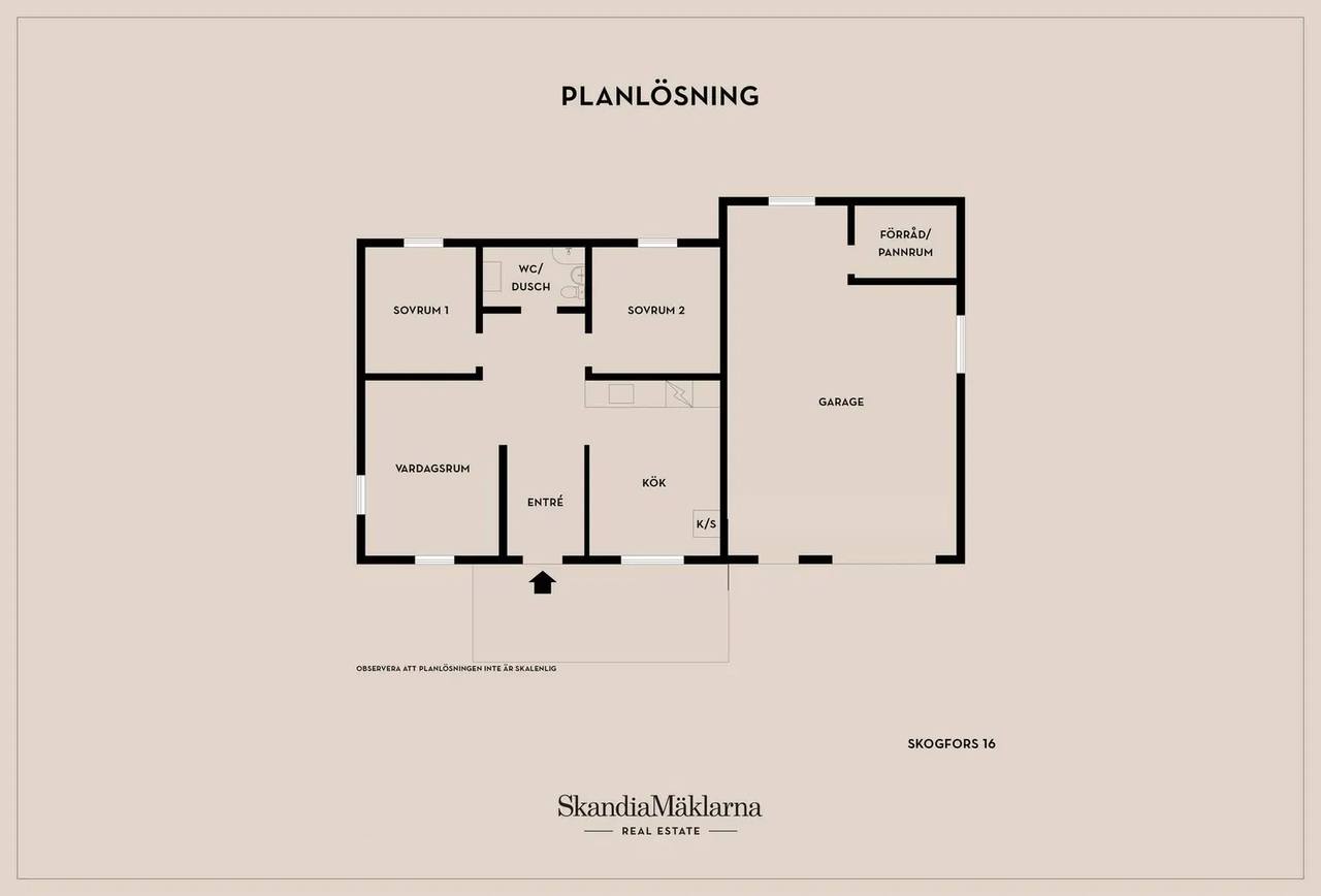 Planritning för Skogfors 16