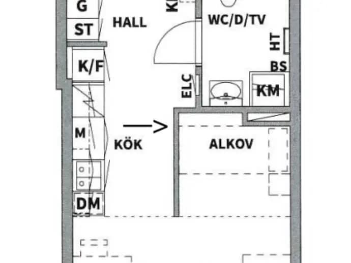 Floor plan for Turebergs allé 29