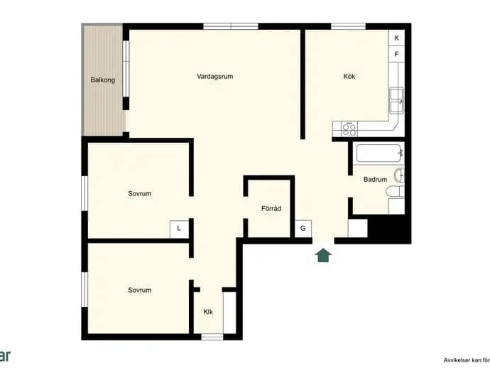 Planritning för Mangårdsvägen 31