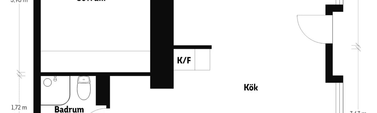 Floor plan for Ranängsgatan 12