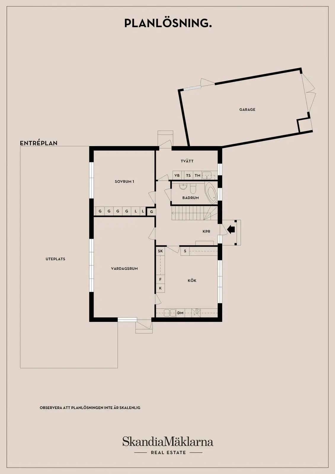 Planritning för Västerstigen 8