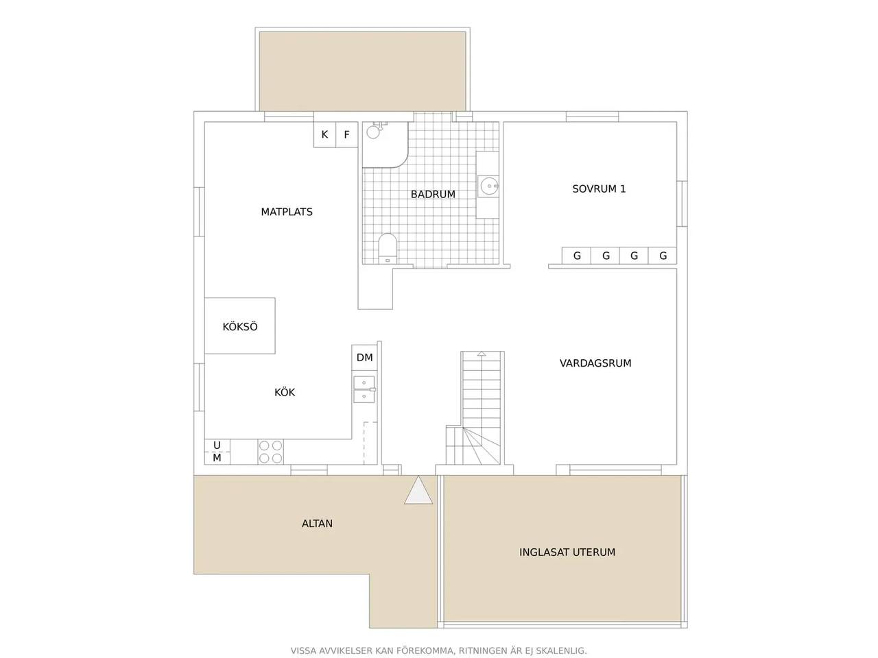 Floor plan for Domherrevägen 5