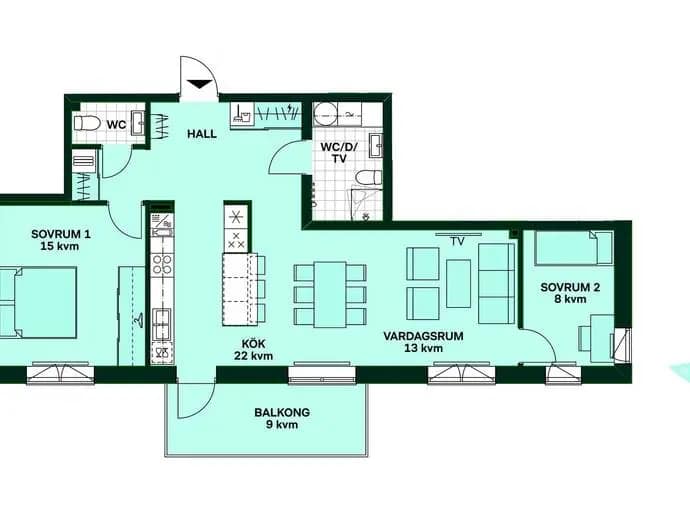 Floor plan for Motorn