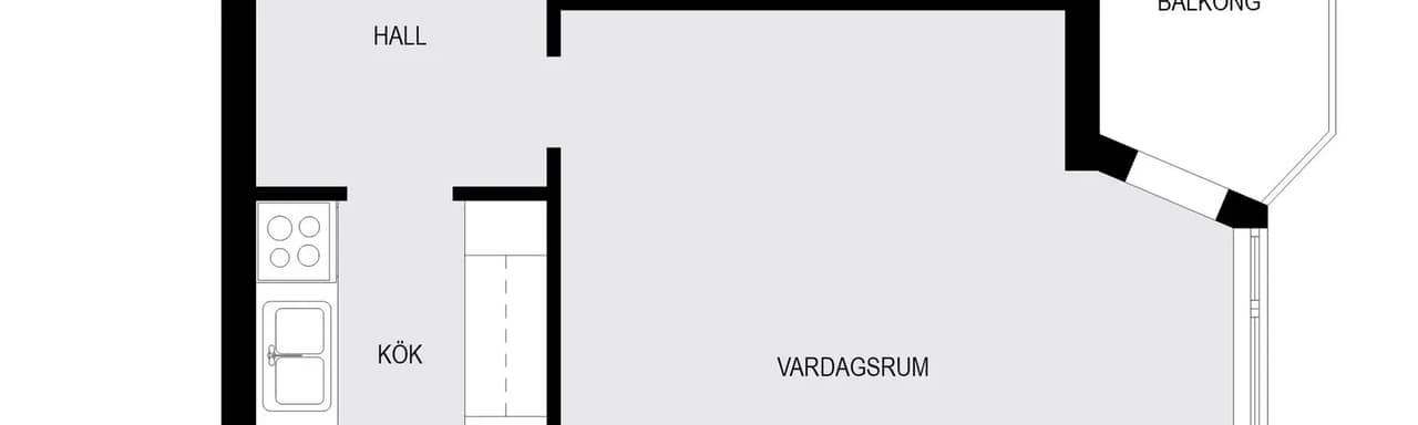Planritning för Gullmarsvägen 8