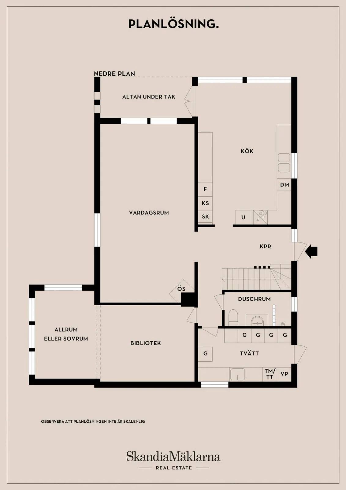 Planritning för Holmbodavägen 34