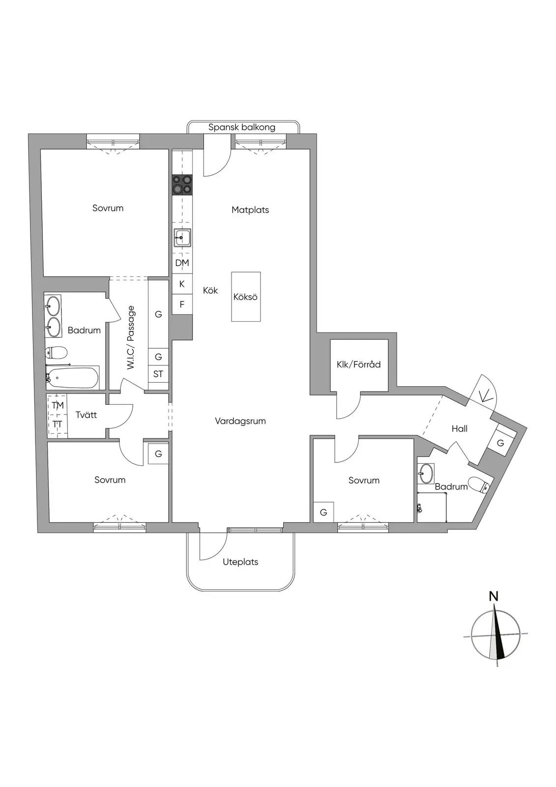 Floor plan for Torsvikssvängen 7A