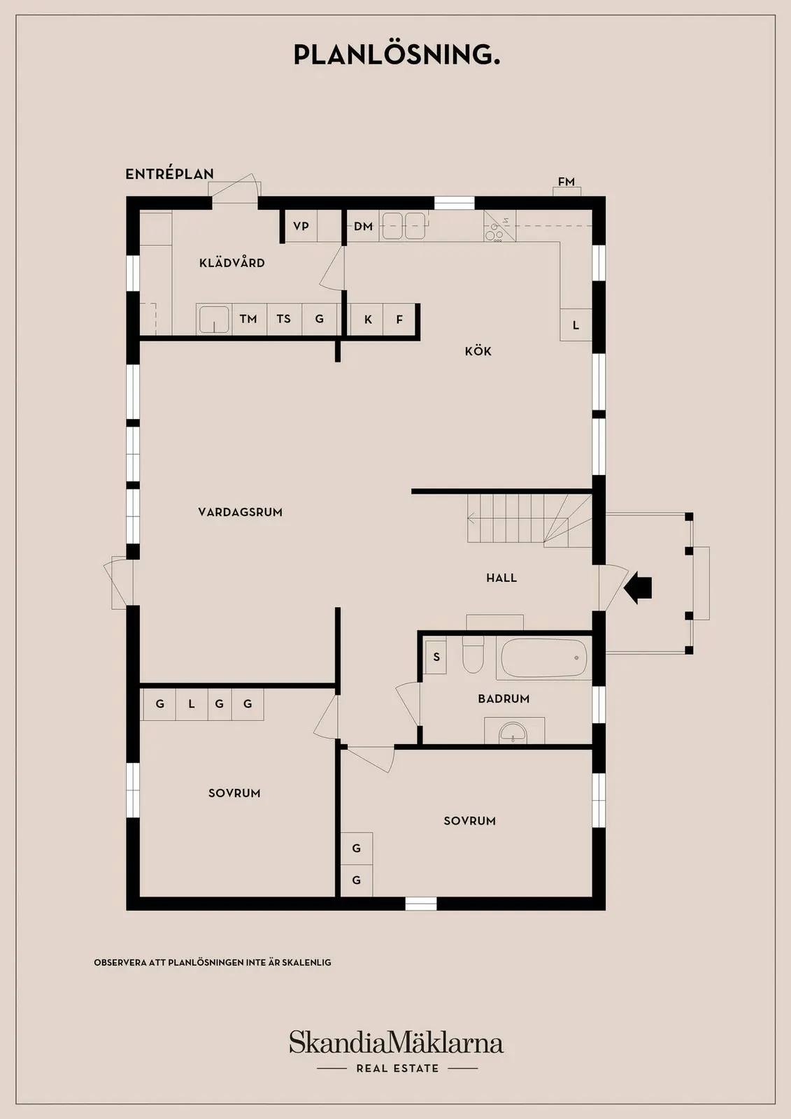 Floor plan for Solhemsbackarna 220