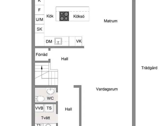 Planritning för Såningsvägen 51